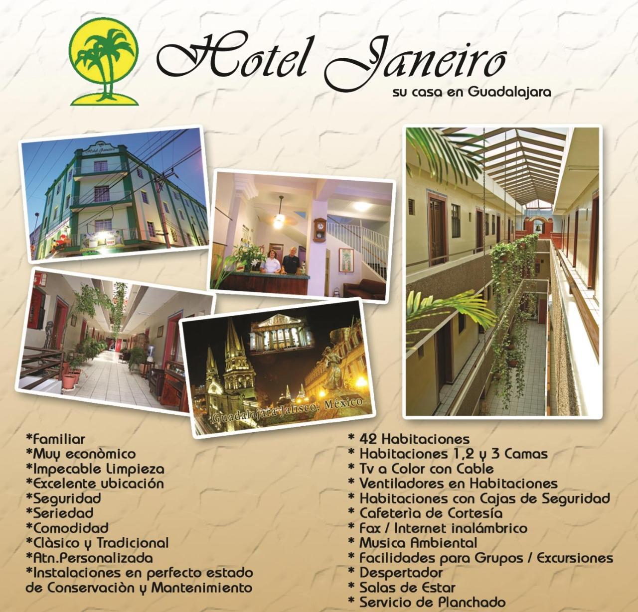 Hotel Janeiro Guadalajara Exterior foto